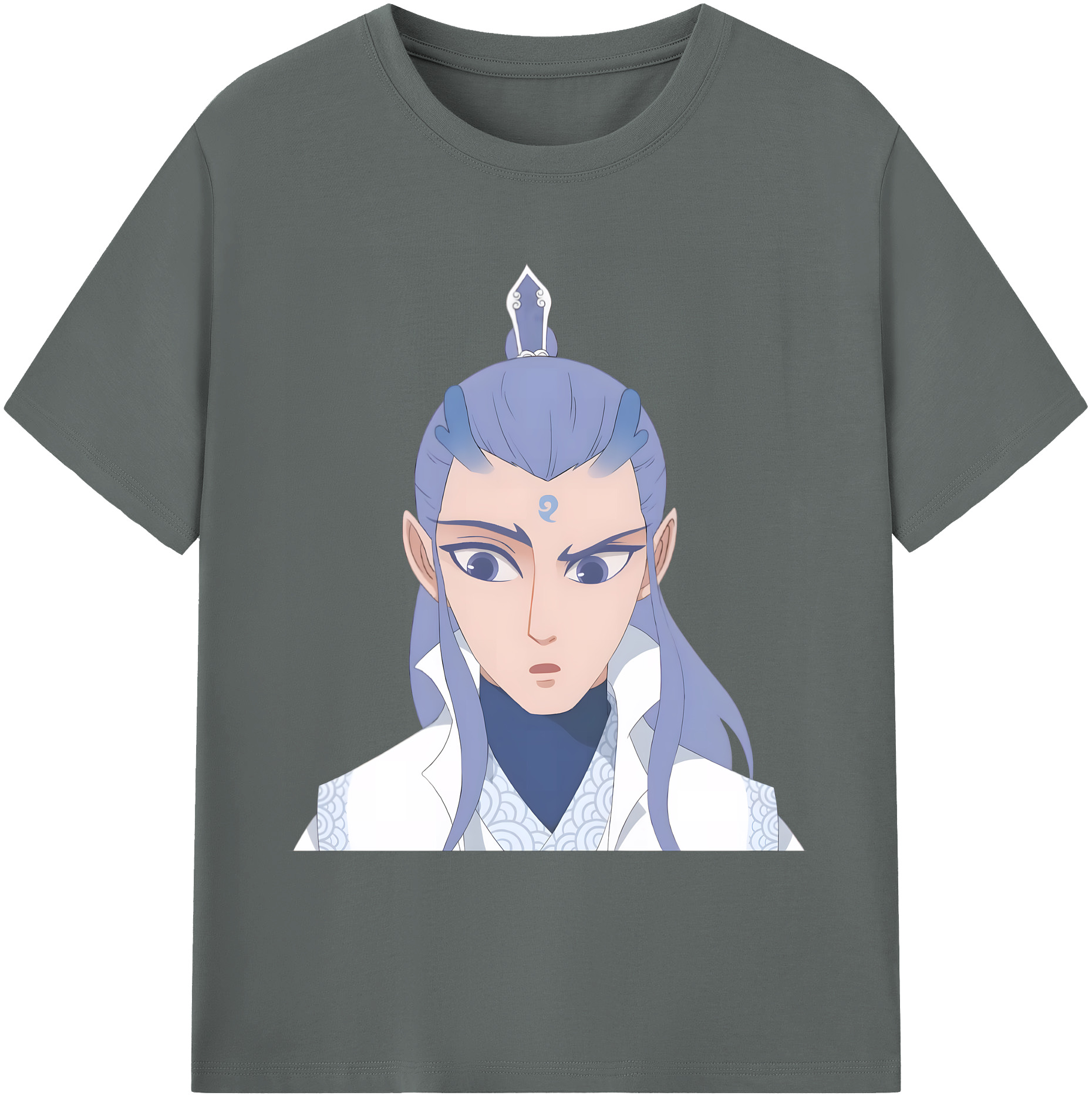 （画像用） Ne Zha 2 ナタ 魔童の大暴れ 綿100％ メンズ半袖Tシャツ｜肌触りやわらか＆通気性